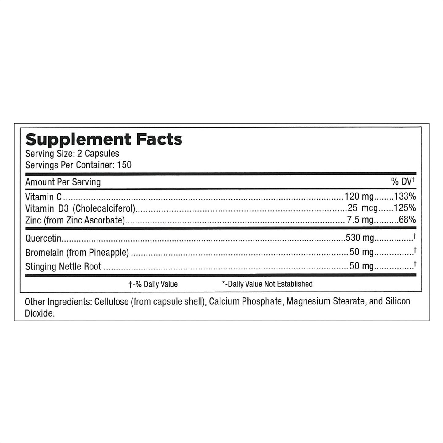Mt. Angel Vitamins Zinc Quercetin with Bromelain – Immune Support & Respiratory Health | Quercetin 500mg, Zinc 50mg | 300ct