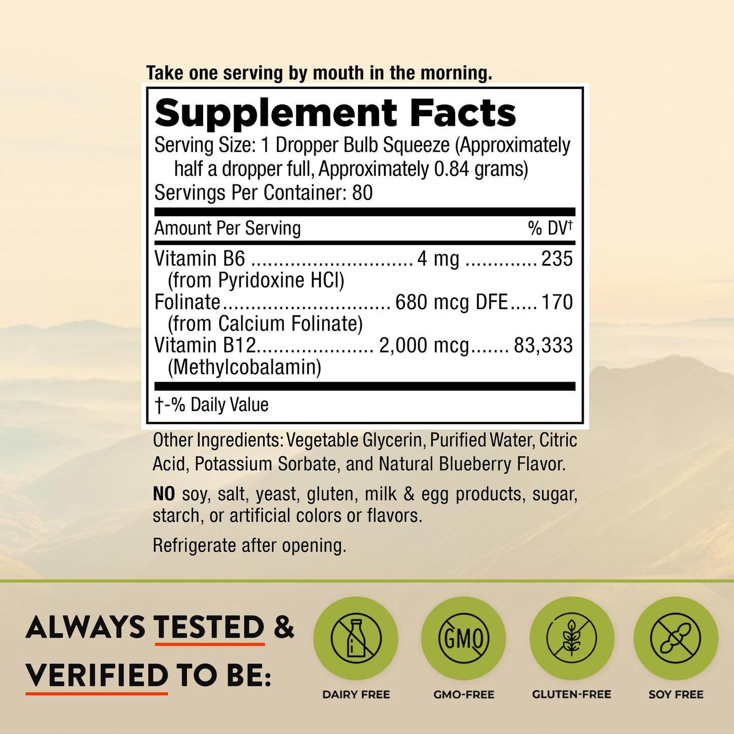 Mt. Angel Vitamins B12 Essential Trio – Vegan Sublingual Drops | Made in USA, Non-GMO