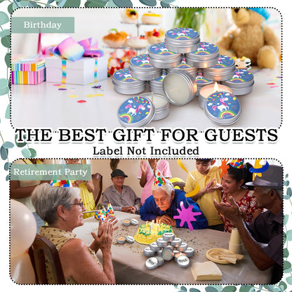 MTLEE 50 Pcs Wedding Scented Candles Gift Tin | Aromatherapy Wedding Favors