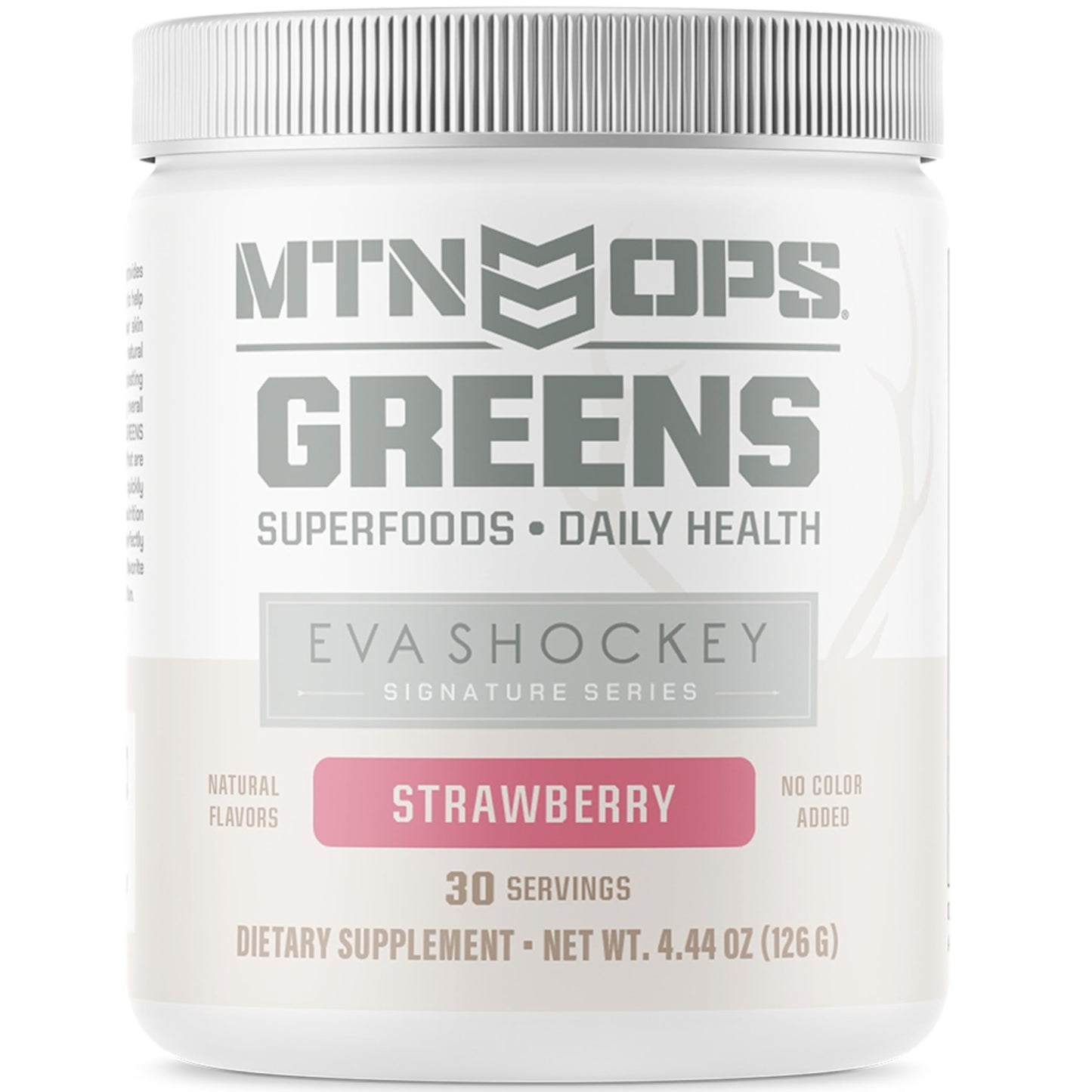 MTN OPS Eva Shockey Signature Series Super Greens – Strawberry, 30 Servings (4.4 oz)