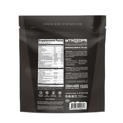 MTN OPS Slumber Sleep Aid for Deep Sleep & Nighttime Recovery | 30 Servings