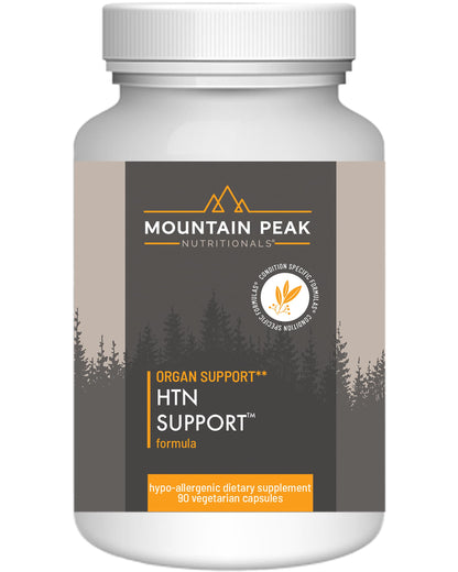 HTN Blood Pressure Support - Mountain Peak Nutritionals (90 Veg Caps) Rauwolfia, Hawthorn & Magnesium