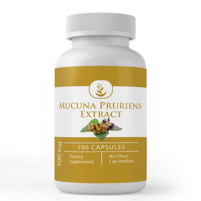 Pure Original Ingredients Mucuna Pruriens - 100 Capsules | Always Pure, No Additives or Fillers, Lab Verified