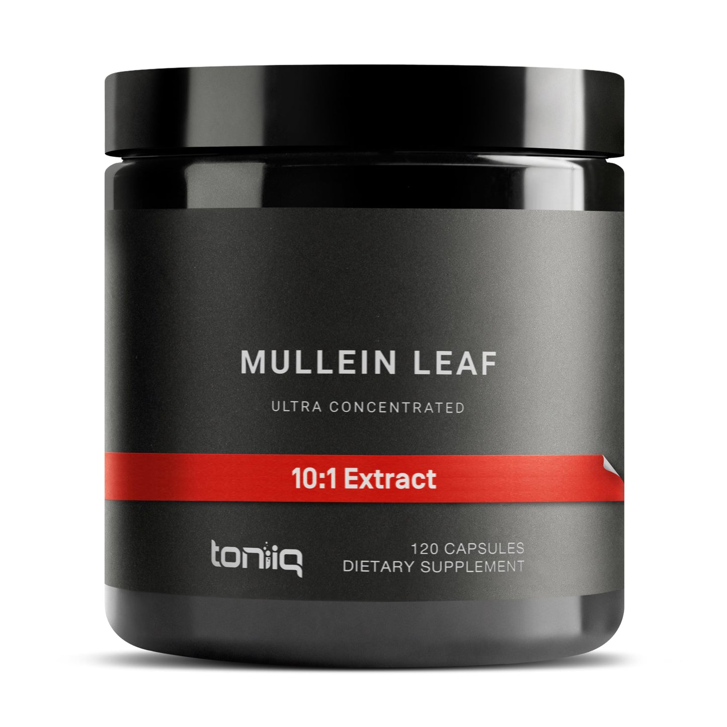 Mullein Leaf Capsules - Ultra High Potency 10:1 Extract | 1300mg per Serving | 120 Capsules