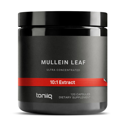 Mullein Leaf Capsules - Ultra High Potency 10:1 Extract | 1300mg per Serving | 120 Capsules