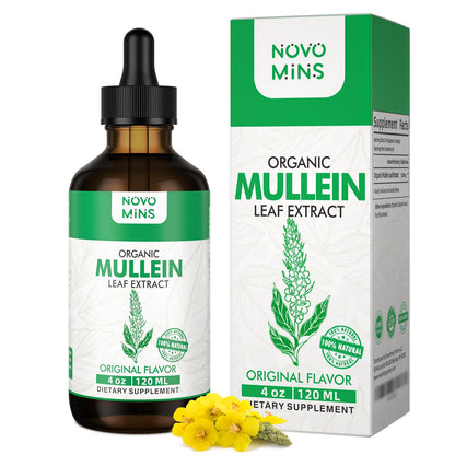 Mullein Leaf Tincture - Lung Cleanse & Respiratory Support (4 oz) - Vegan