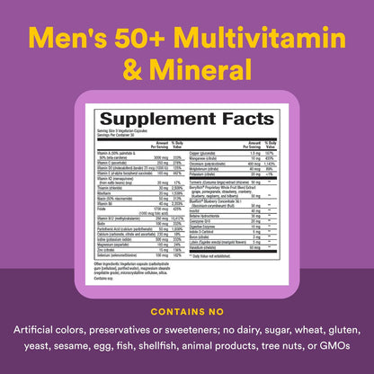 MultiFactors Women's 50+ Multivitamin & Mineral Formula – 90 Capsules | Natural Factors