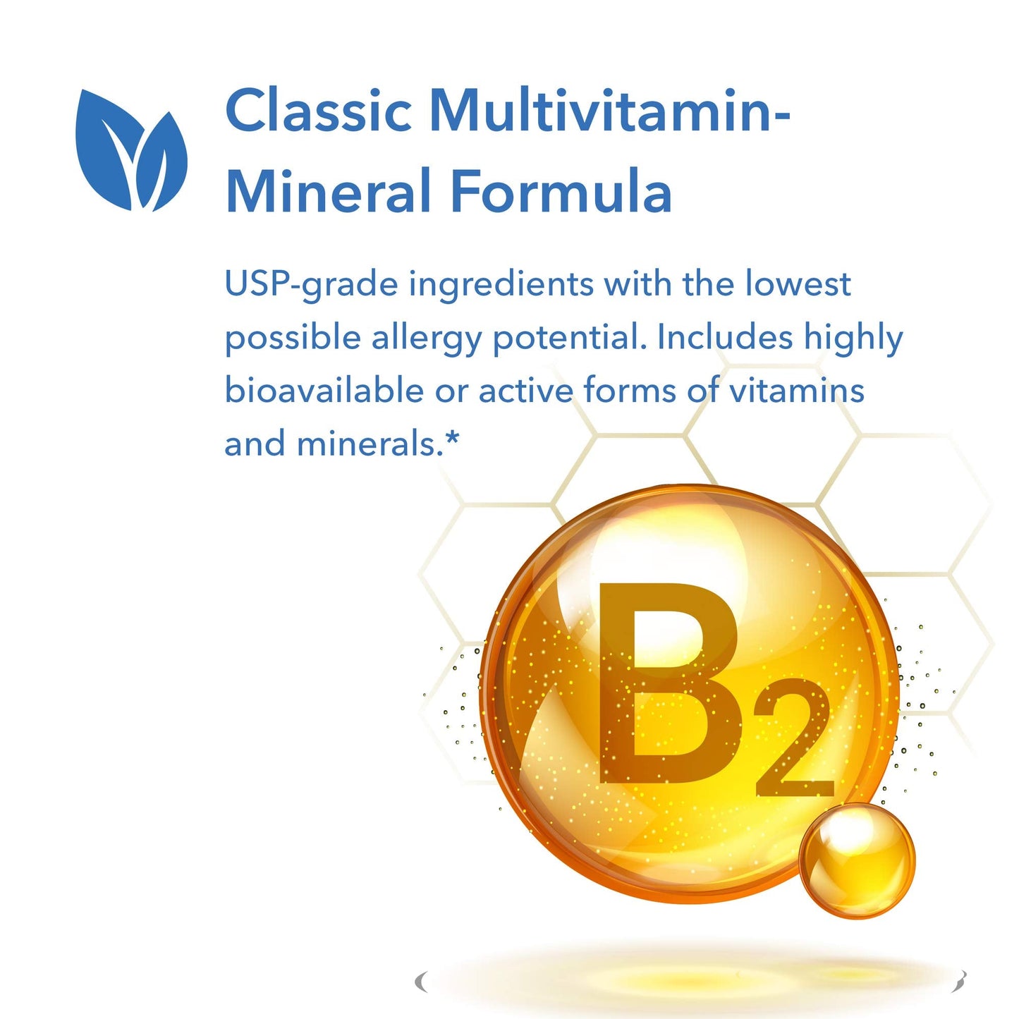 Allergy Research Group Multi-Vi-Min Multivitamin – High Potency, Bioavailable, Vegetarian, 150 Count