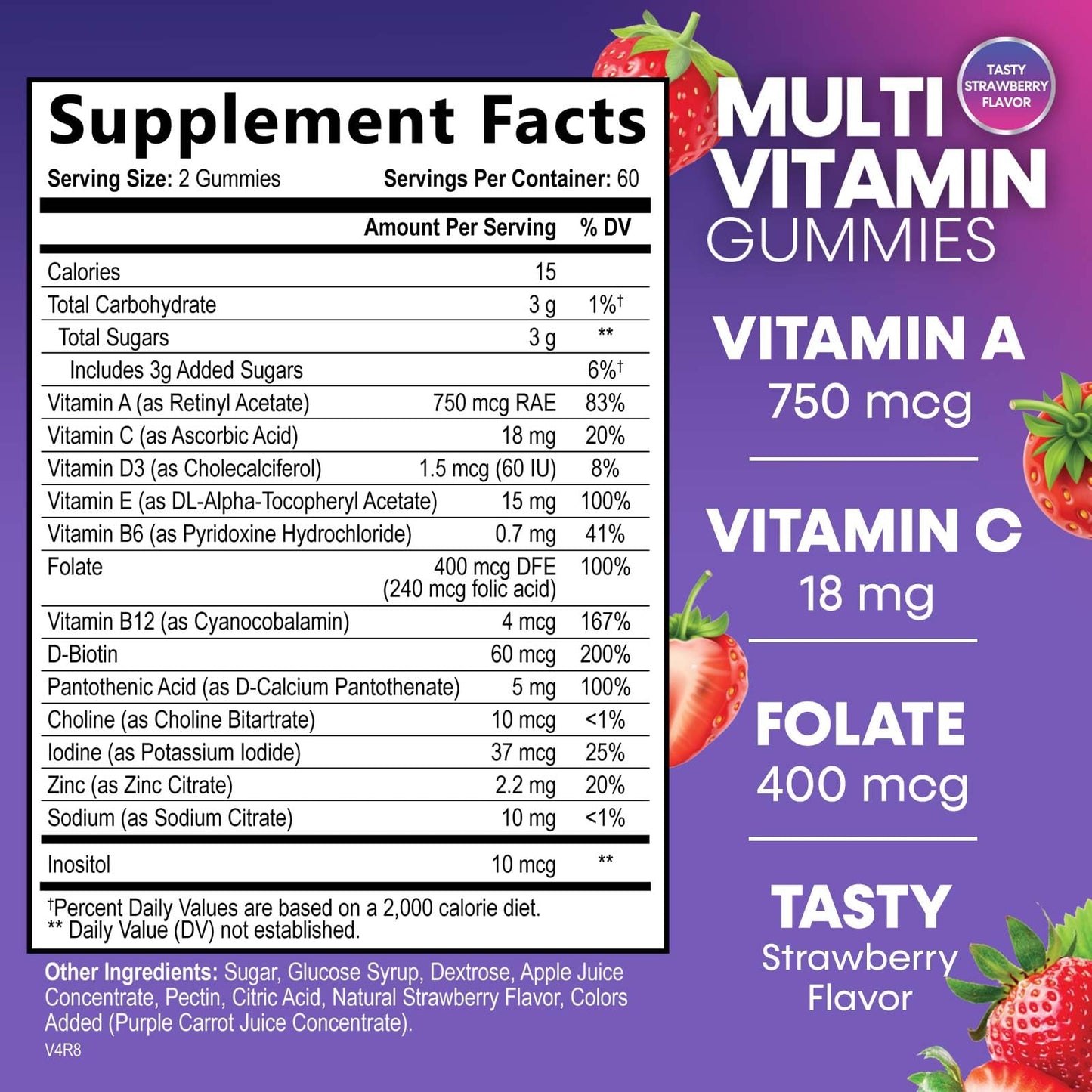 Multivitamin Gummies for Adults – Immune Support & Vitamins