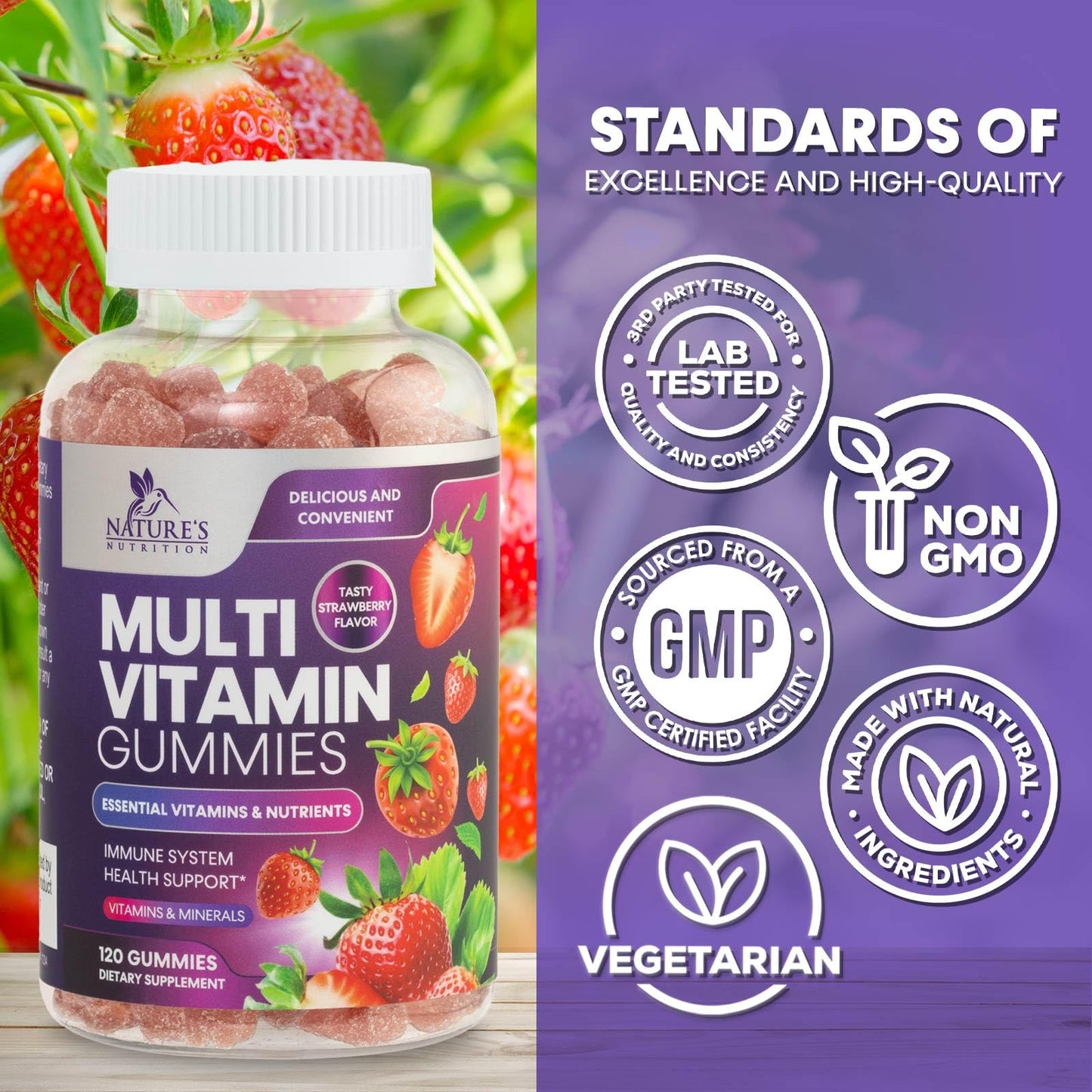 Multivitamin Gummies for Adults – Immune Support & Vitamins