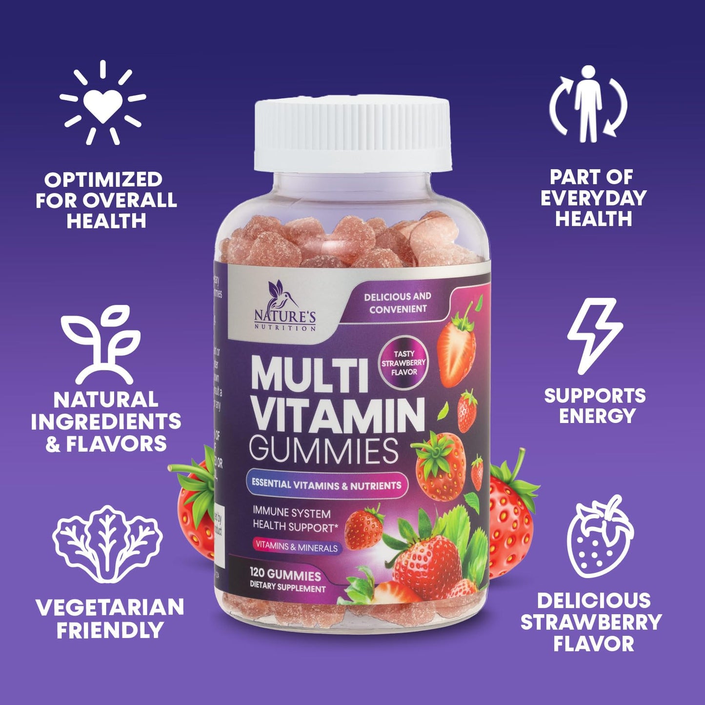Multivitamin Gummies for Adults – Immune Support & Vitamins