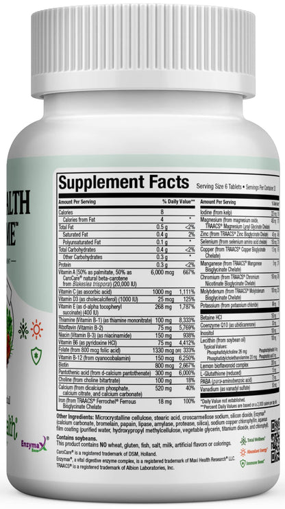 Multivitamin for Men & Women – High Potency Daily Multi with CoQ10