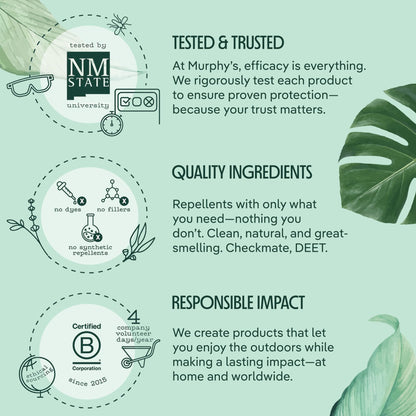 Murphy's Naturals Mosquito Repellent Candle Refills – 9oz, DEET-Free, 2-Pack