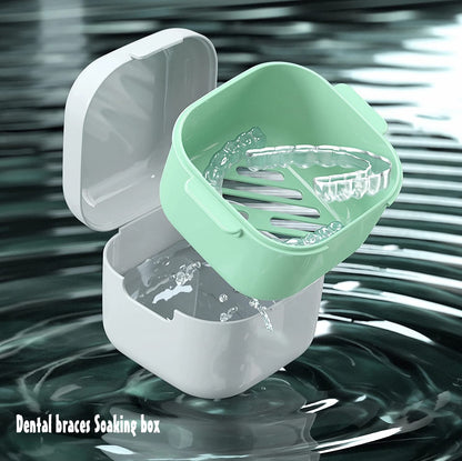 MURRI&MURRDI 2 Pack Retainer Case – Denture Storage & Travel Kit