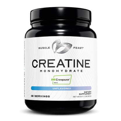 Muscle Feast Creapure Creatine Monohydrate Powder – Unflavored, Vegan & Keto-Friendly, 2lb