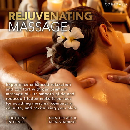 Cellulite Massage Oil & Hot Cream - 100% Natural, Firm, Tone & Tighten