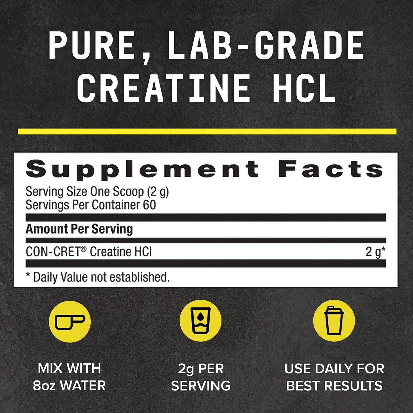 BEYOND RAW Creatine HCl Powder – Lab-Grade Creatine for Muscle, Energy, and Focus | 60 Servings