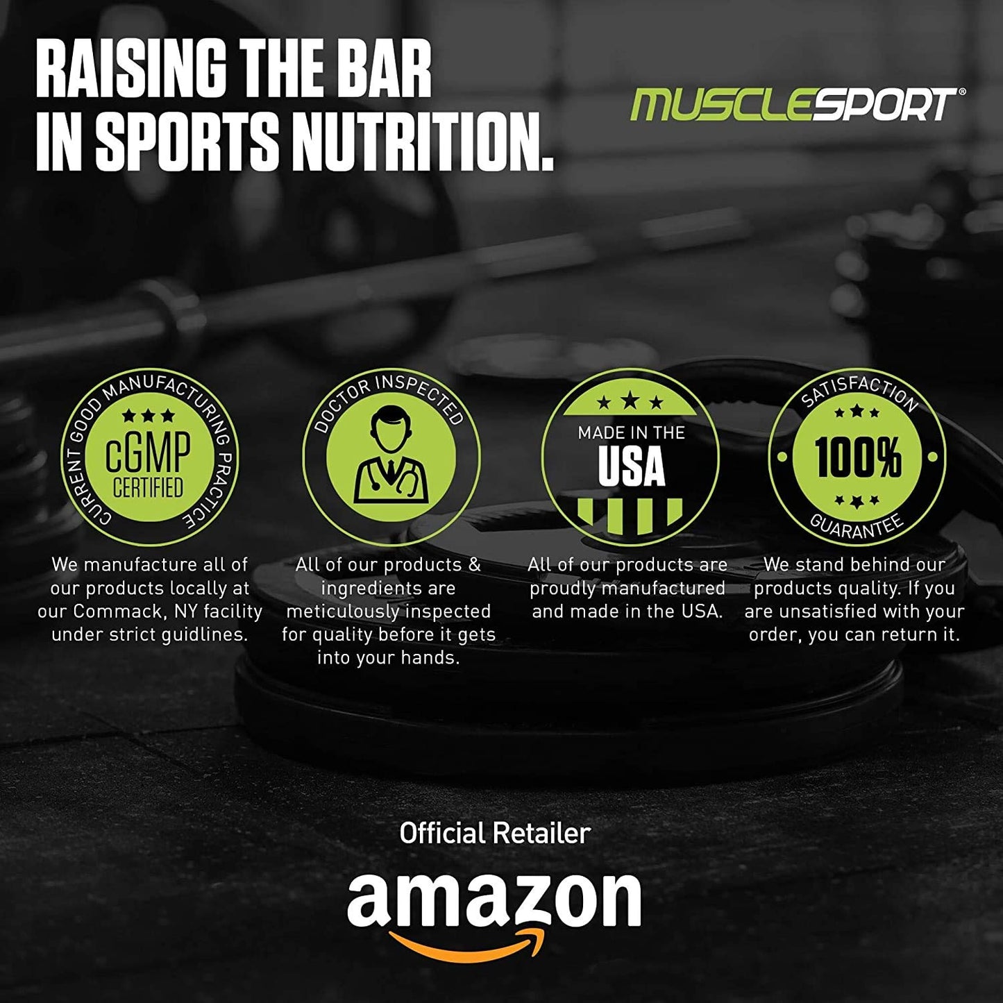 Musclesport BCAA Revolution Mango Splash – Intra-Workout Amino Acid Powder (30 Servings) for Men & Women