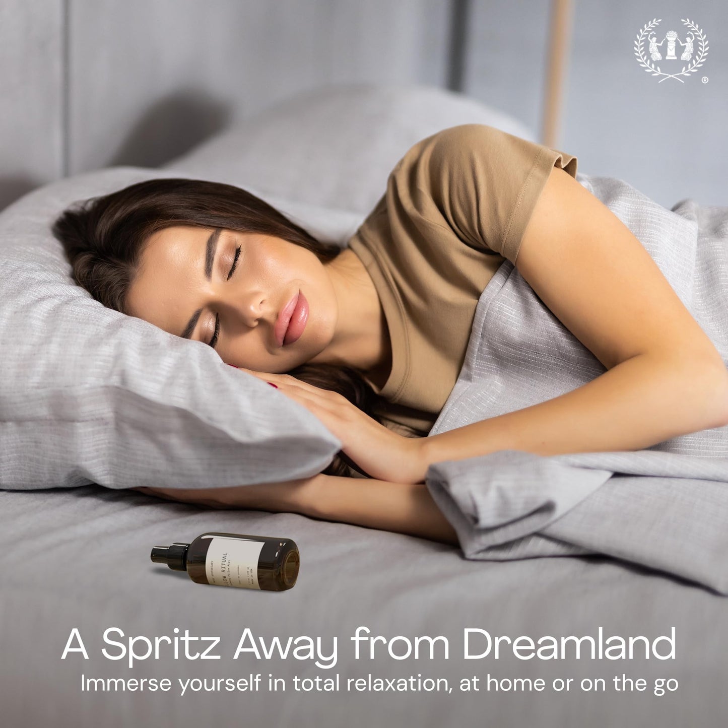 Muse Apothecary Pillow Ritual – Aromatic Pillow Mist with Tonka Bean, Amber & Warm Cedarwood | 4 oz