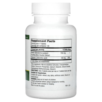 Mushroom Wisdom Super Extract Reishi, 120 Count