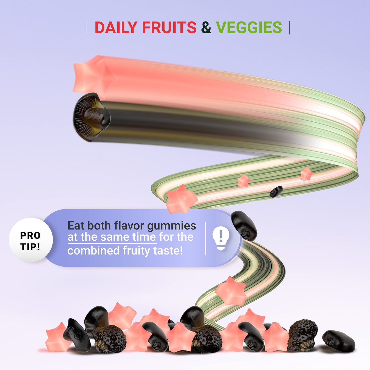 Etta Vita 120 Chews Super Greens Gummies | 9 Superfruits & 30 Veggies