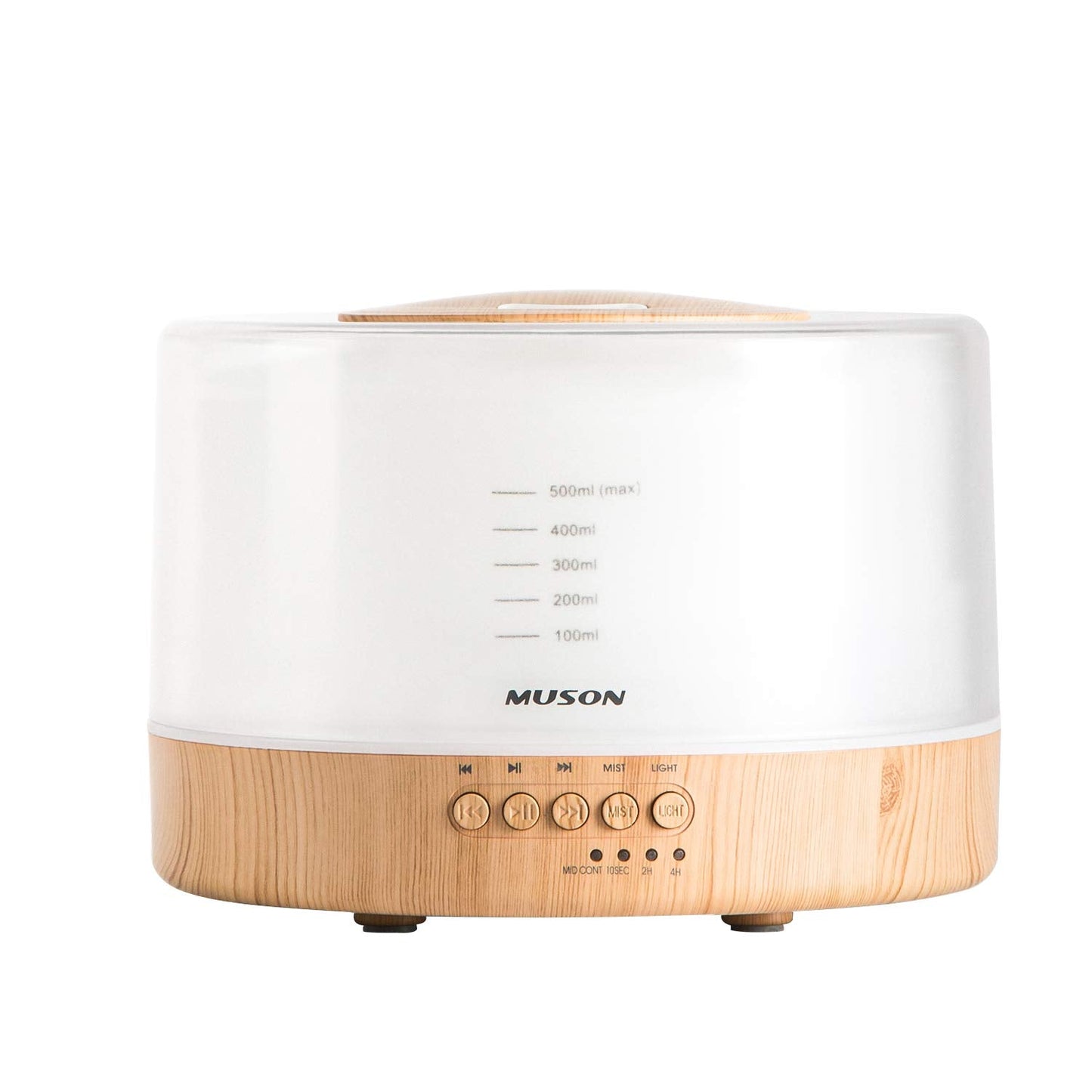 Muson Essential Oil Diffuser: Sound Machine & Aromatherapy Humidifier (White)