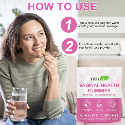 MXCZBSM Vaginal Probiotics Gummies – PH Balance, Immune Support | 60 Gummies