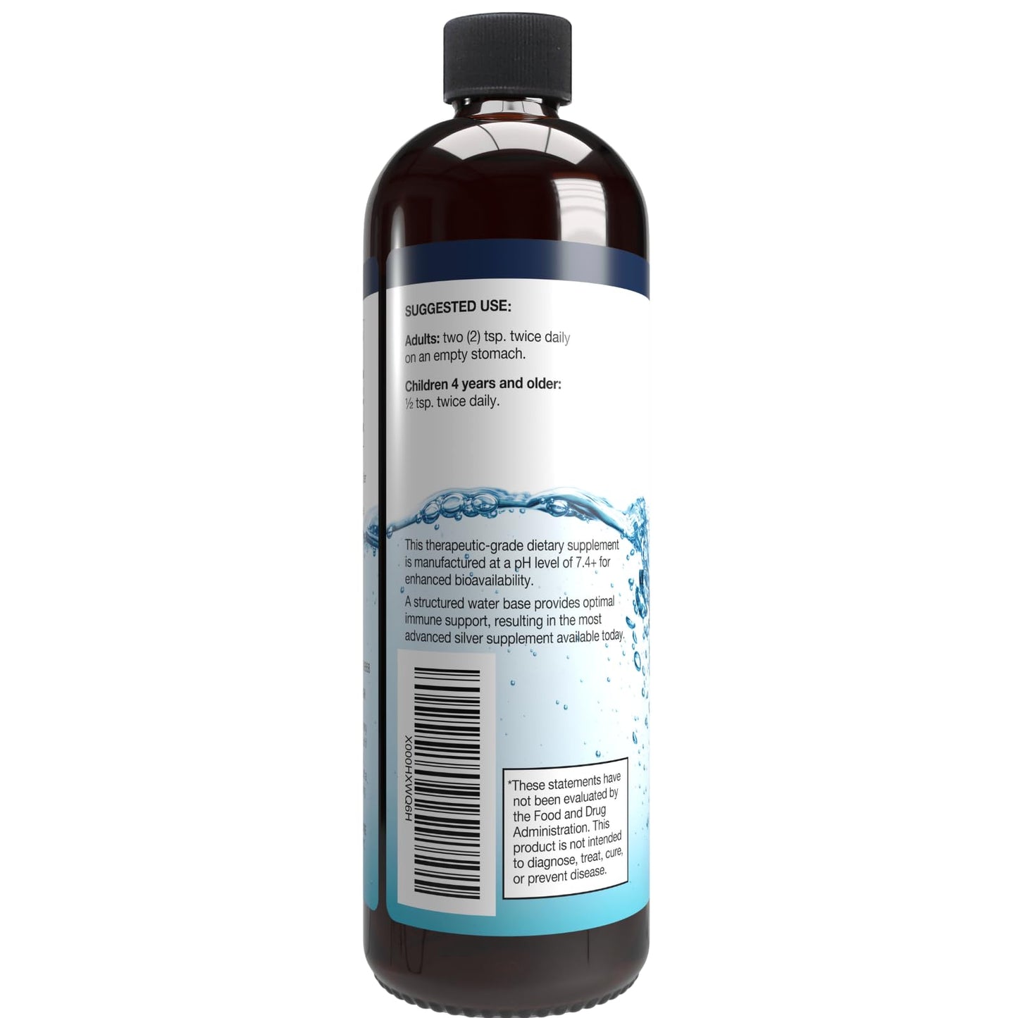 My Doctor Suggests Alkaline Structured Silver Liquid 30ppm – Immune & Gut Support (16 oz)