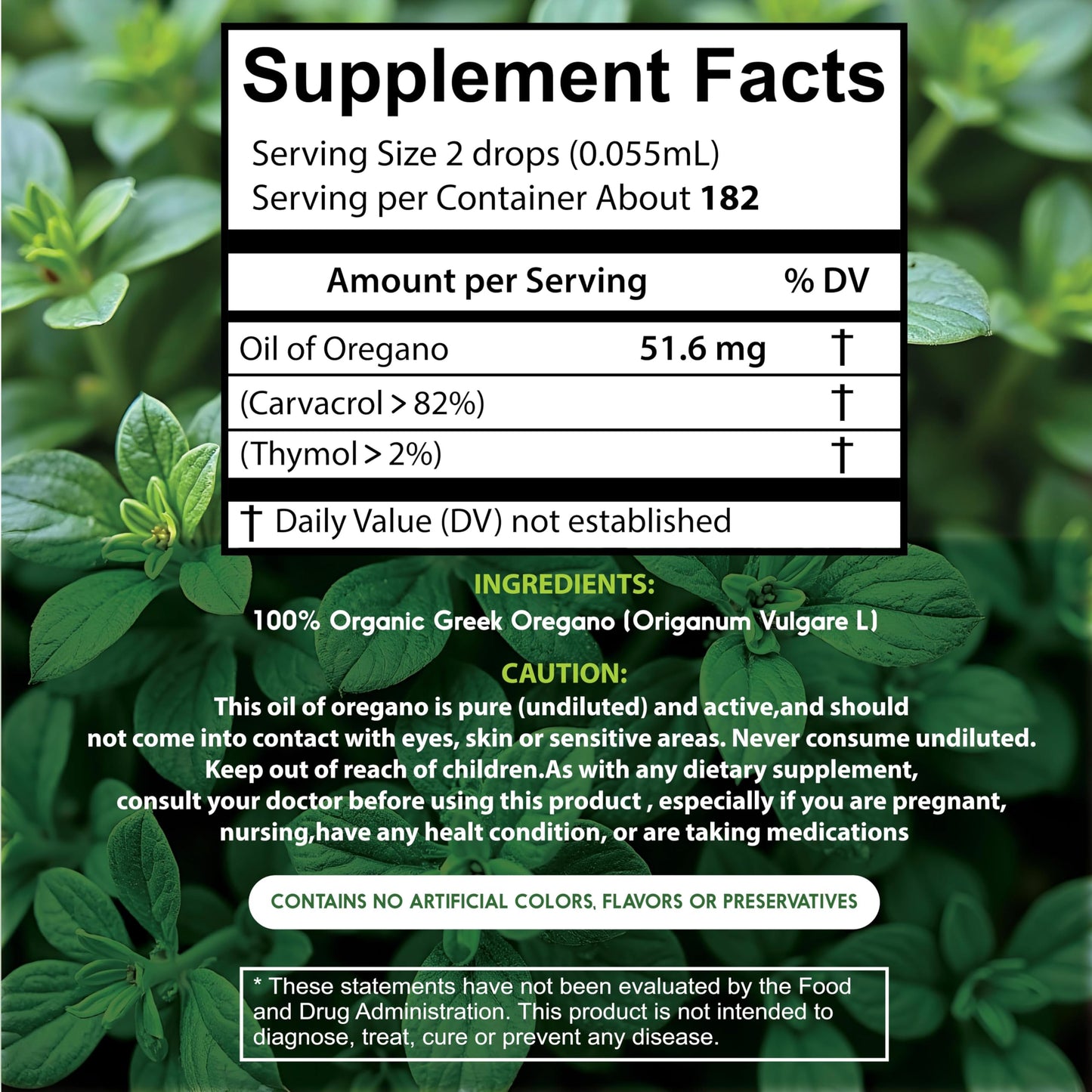MY LAND Organic Oregano Oil Drops 10ml – Pure, Undiluted, High Carvacrol | Mt. Olympus Steam-Distilled | Immune & Digestive Support