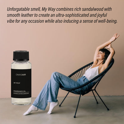 My Way Hotel Diffuser Oil 120ml – Luxury Home Fragrance (Sandalwood, Cedarwood & Iris) | Aromatherapy