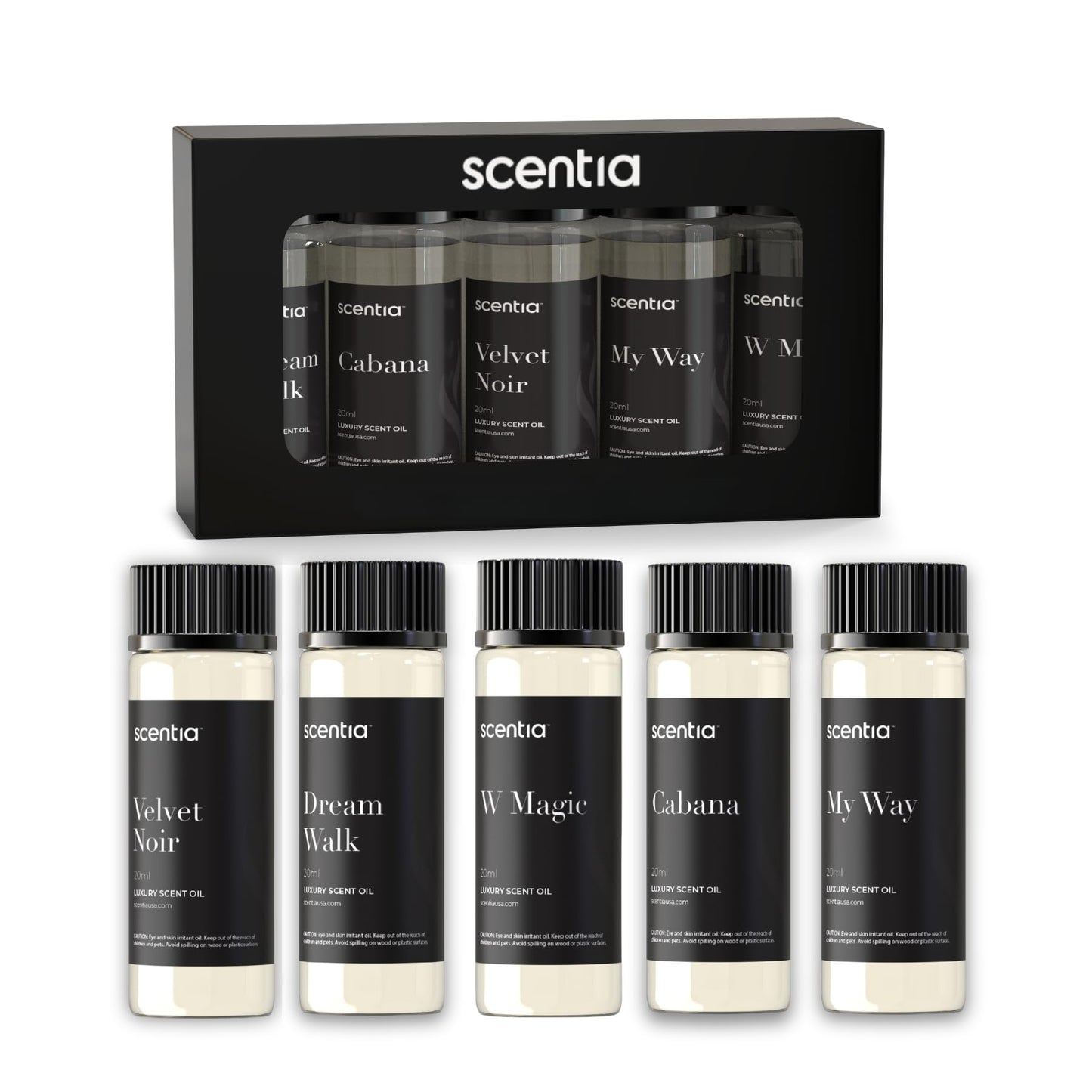 My Way Hotel Diffuser Oil – 5x20ml Gift Set Inspired by Luxury 5-Star Hotels