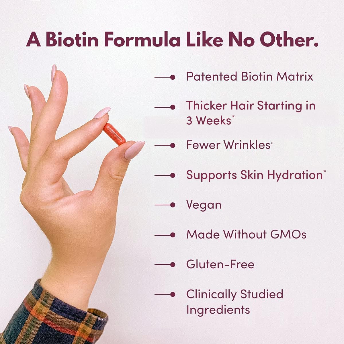 Purity Products MyBiotin ProClinical – 40x Soluble Biotin for Hair, Skin & Nails | 30 Veg Capsules