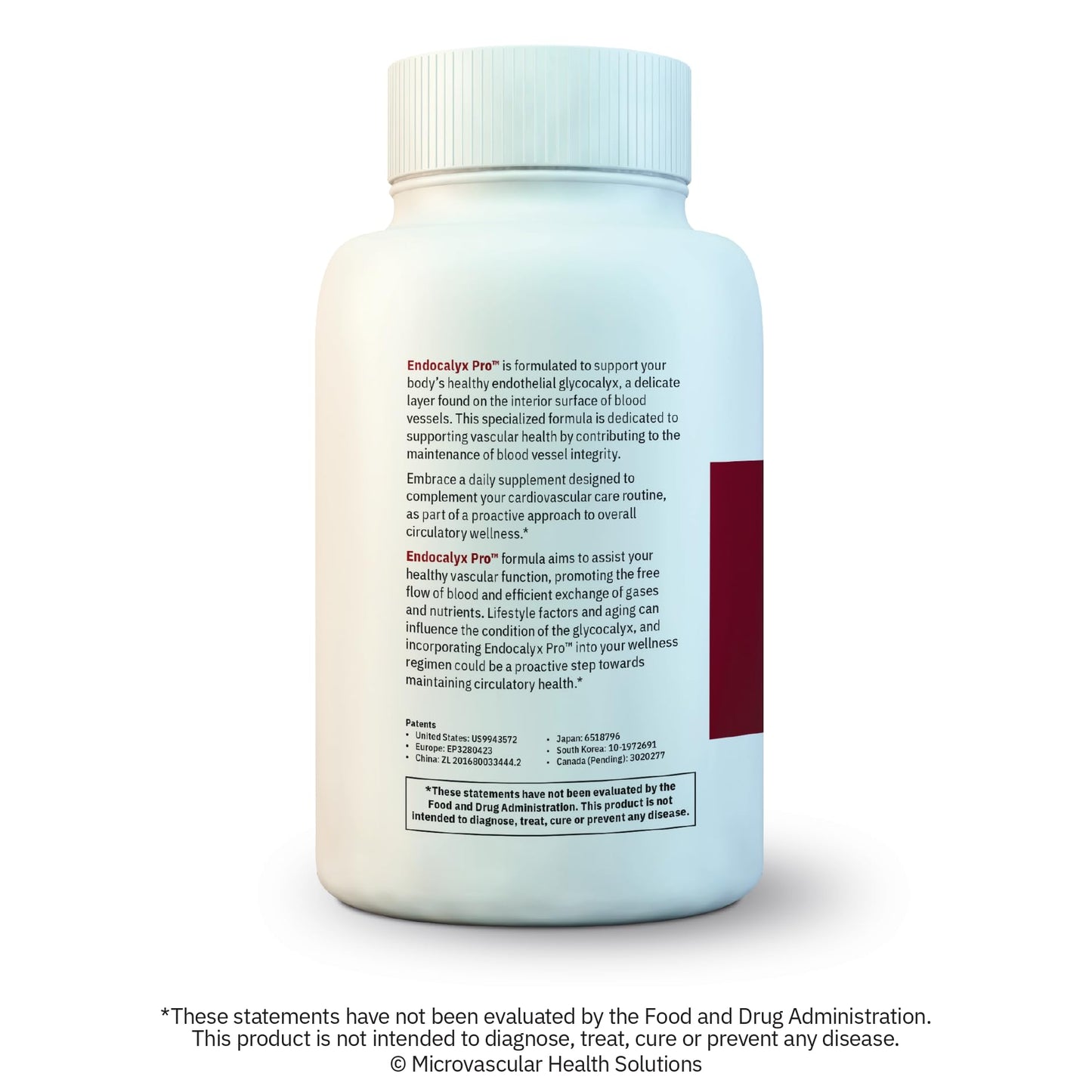 MYBODYRX Endocalyx Pro – Endothelial Glycocalyx Support, 120 Veggie Capsules | Vascular & Microcirculation Health | Patented Formula