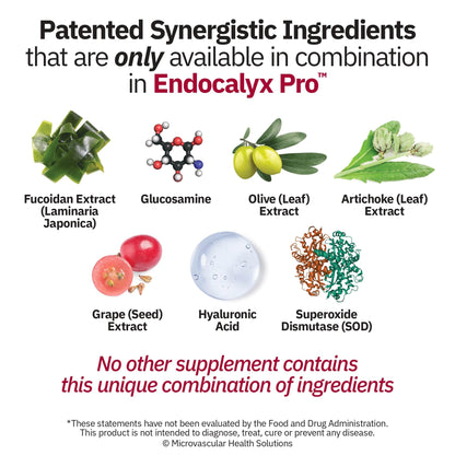 MYBODYRX Endocalyx Pro – Endothelial Glycocalyx Support, 120 Veggie Capsules | Vascular & Microcirculation Health | Patented Formula