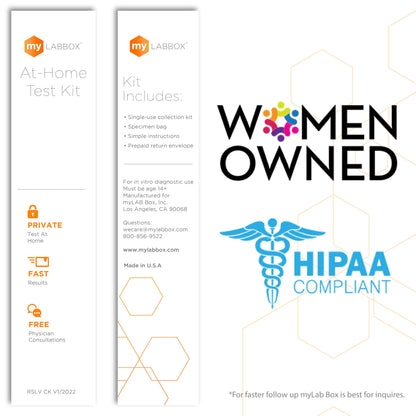 myLAB Box Herpes STD Test Kit – At-Home HSV-2 Antibody Screening for Women & Men