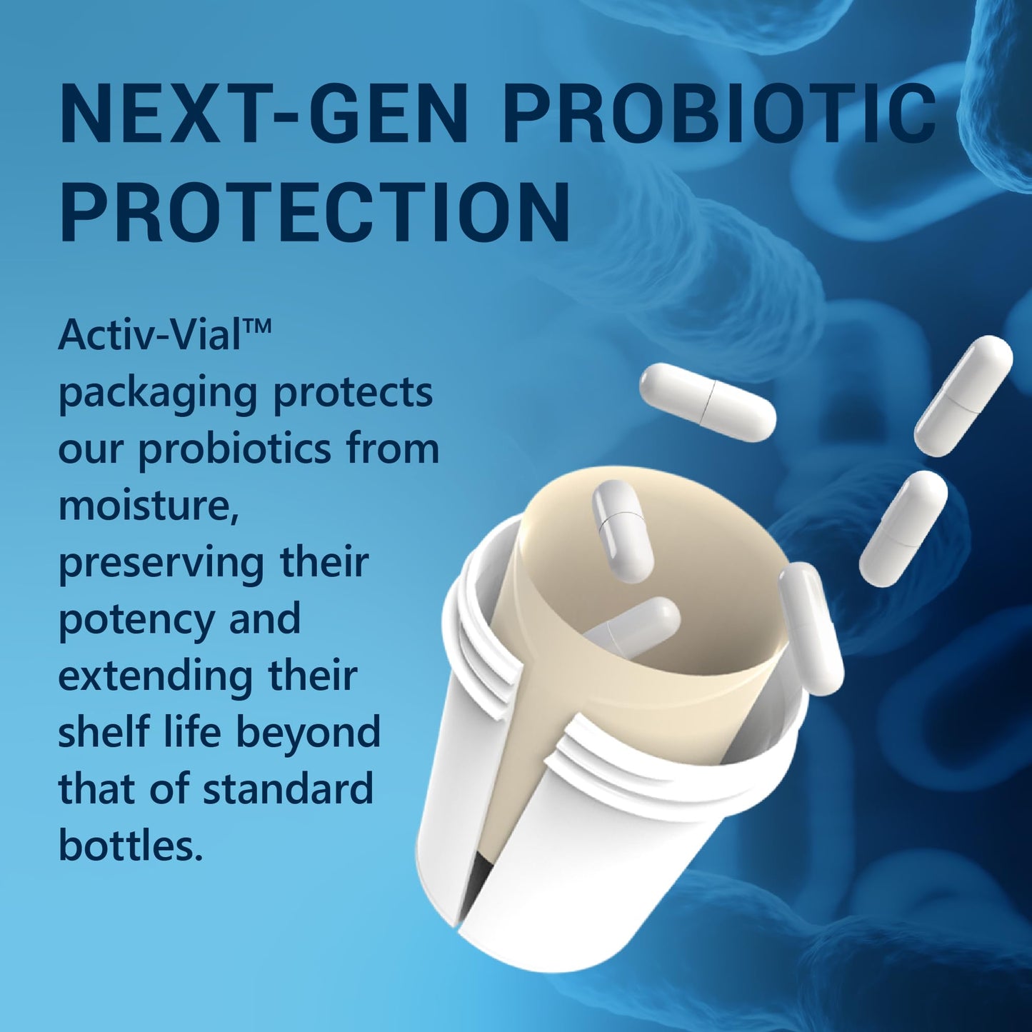 MyoActivo 60 Billion CFU Probiotic – 8 Strains, Prebiotics & Postbiotics