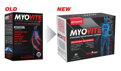 Myogenix Myovite Multivitamin – Daily Pack for Athletes – 44 Convenient Packets
