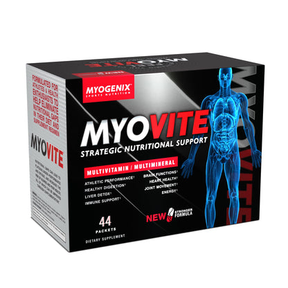 Myogenix Myovite Multivitamin – Daily Pack for Athletes – 44 Convenient Packets