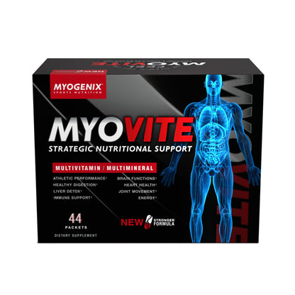 Myogenix Myovite Multivitamin – Daily Pack for Athletes – 44 Convenient Packets
