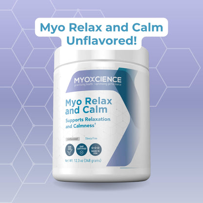 MYOXCIENCE Myo Relax & Calm – Sleep & Neurotransmitter Support (Unflavored, 60 Servings)