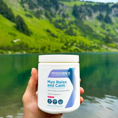 MYOXCIENCE Myo Relax & Calm | Sleep & Mood Support with Myo-Inositol, L-Theanine, Taurine, Magnesium & GABA | Berry Flavor | 60 Servings