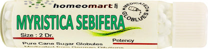 Myristica Sebifera Homeopathy Pellets 6C Potency - Pack of 2 | HomeoMart