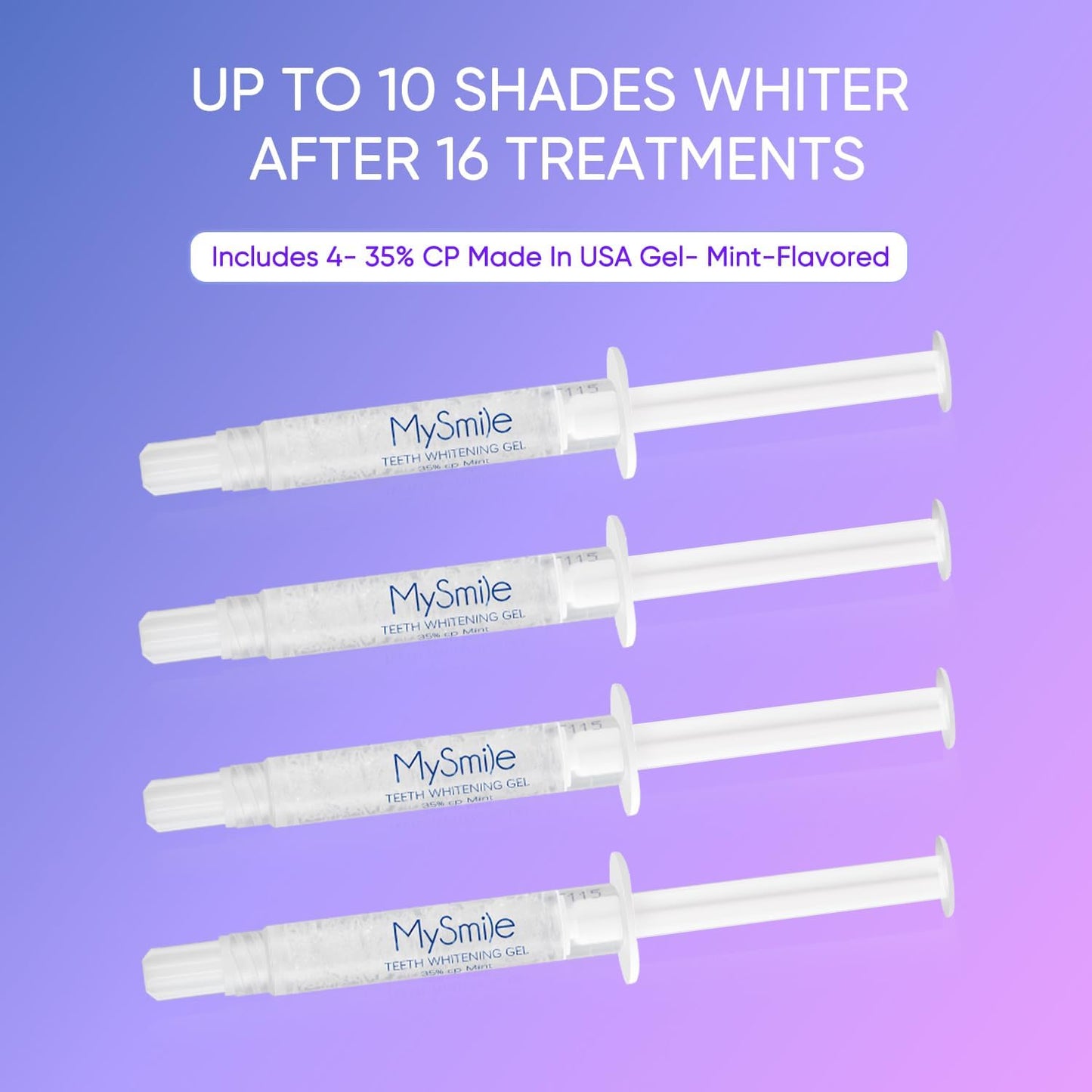 MySmile Deluxe 10 Min Teeth Whitening Kit – 28 LED, 35% Carbamide Peroxide
