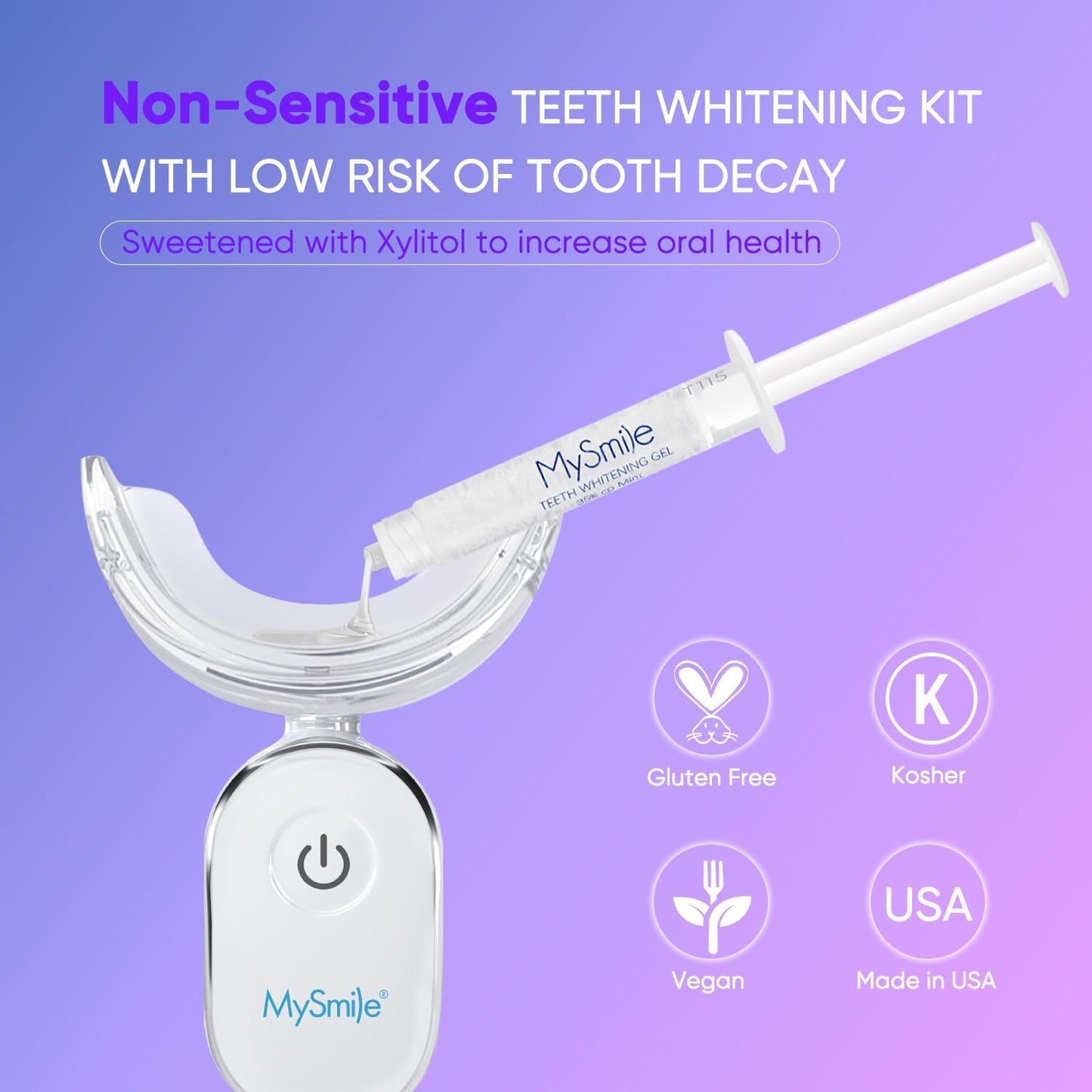 MySmile Deluxe 10 Min Teeth Whitening Kit – 28 LED, 35% Carbamide Peroxide