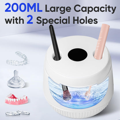 MySmile Dental Ultrasonic Retainer Cleaner – 45kHz 200ml, UV Light, Portable for Aligner & Mouth Guard