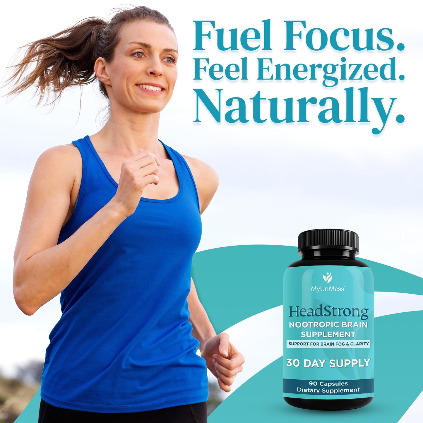 MyUnMess Brain & Cognitive Blend for Women – Clarity & Focus | Perimenopause Support | 90 Capsules