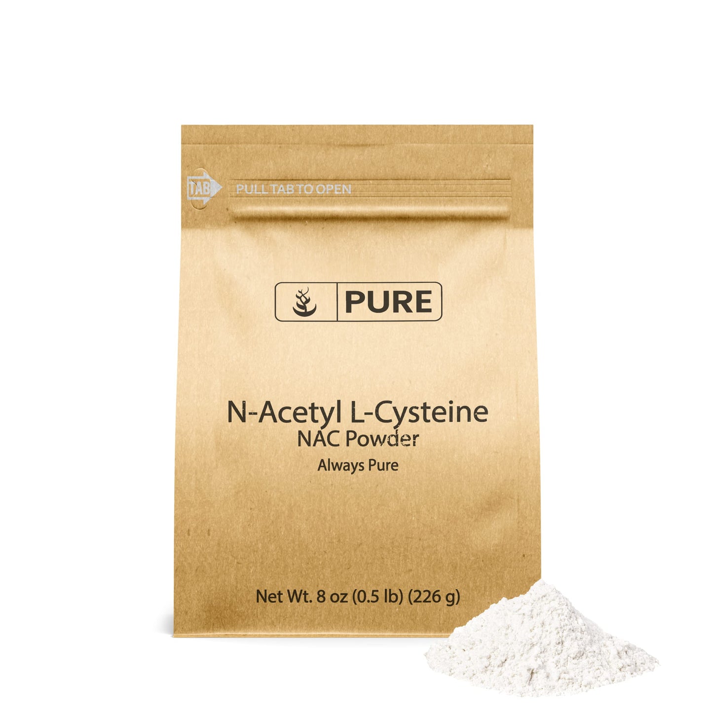 NAC N-Acetyl L-Cysteine Powder (8 oz) – Pure Original Ingredients | Lab Verified