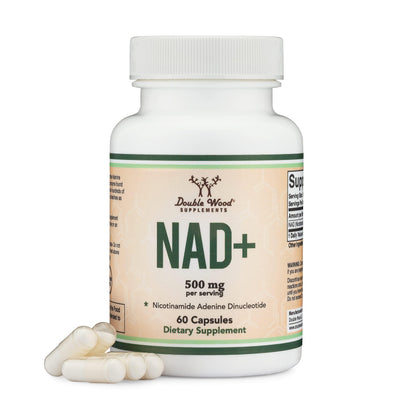 NAD+ Anti Aging & Cell Regeneration | 500mg of 95% Pure NAD Plus Per Serving, 30 Day Supply | Similar to Nicotinamide Riboside | Third Party Tested, Vegan Safe, Non-GMO