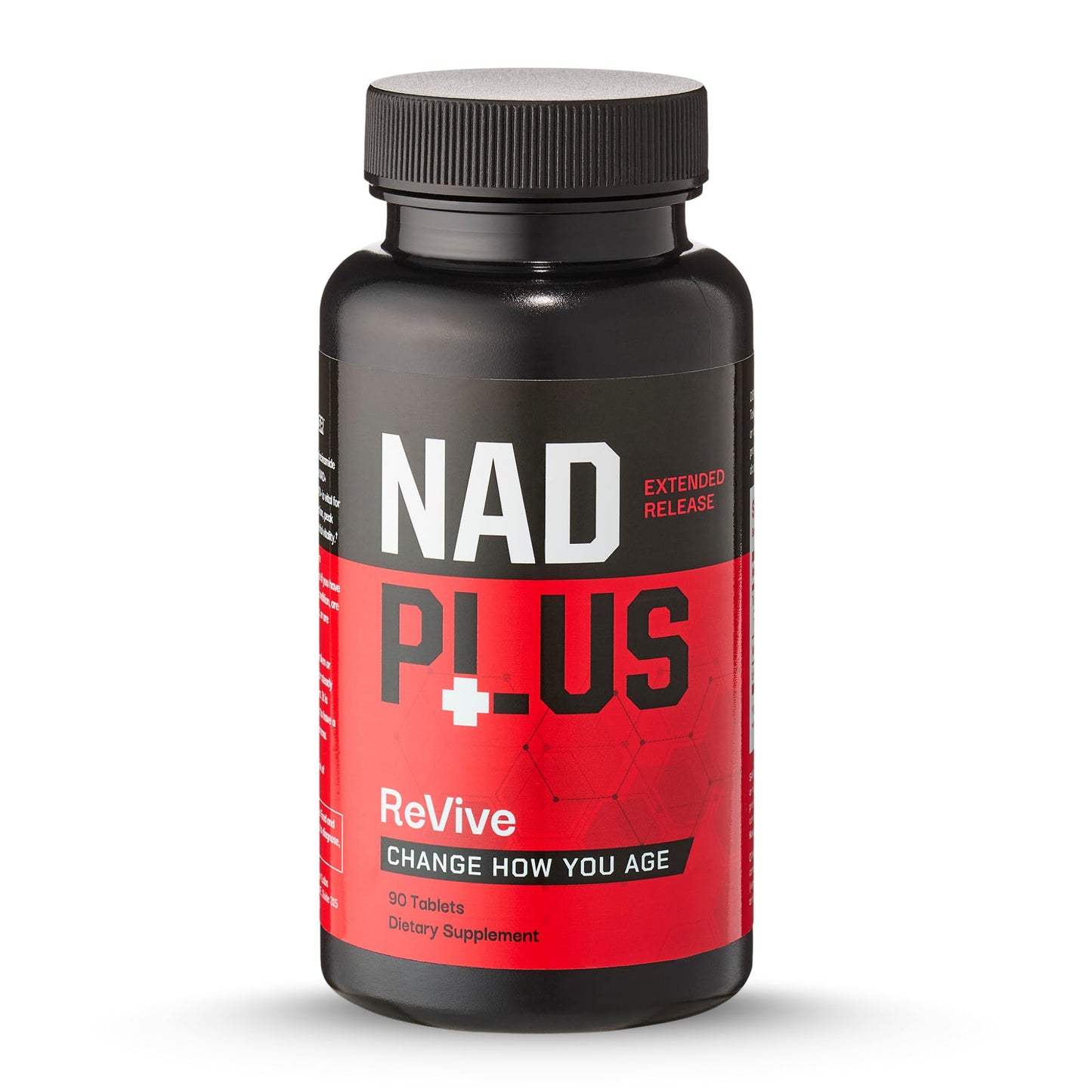 NAD PLUS Revive | Daily NAD+ Replenishment Tablet – 90 Tablets | Vegan, Non-GMO, Gluten-Free | Powered by RiaGev-SR
