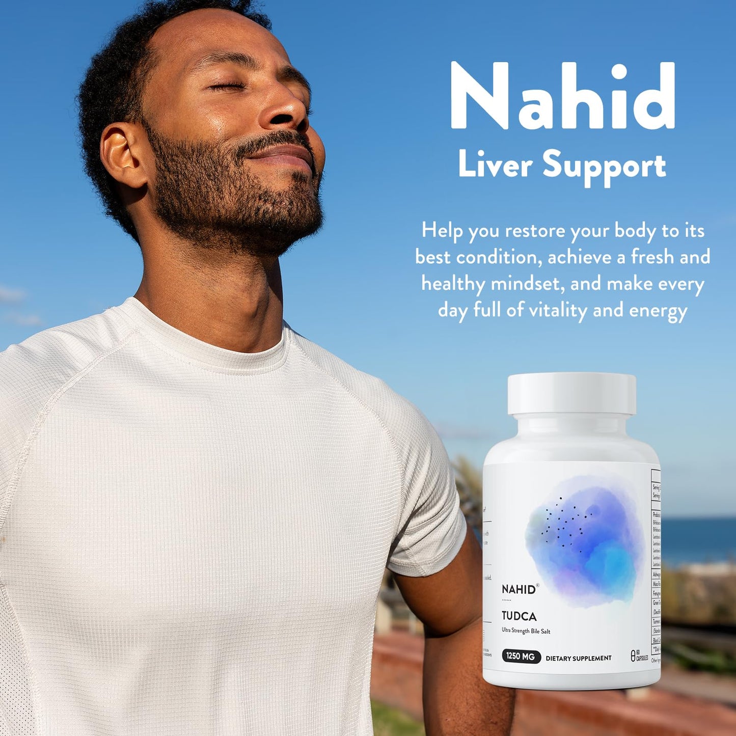 Nahid Liver Support Supplement – 120B CFUs Probiotics, 60 Capsules